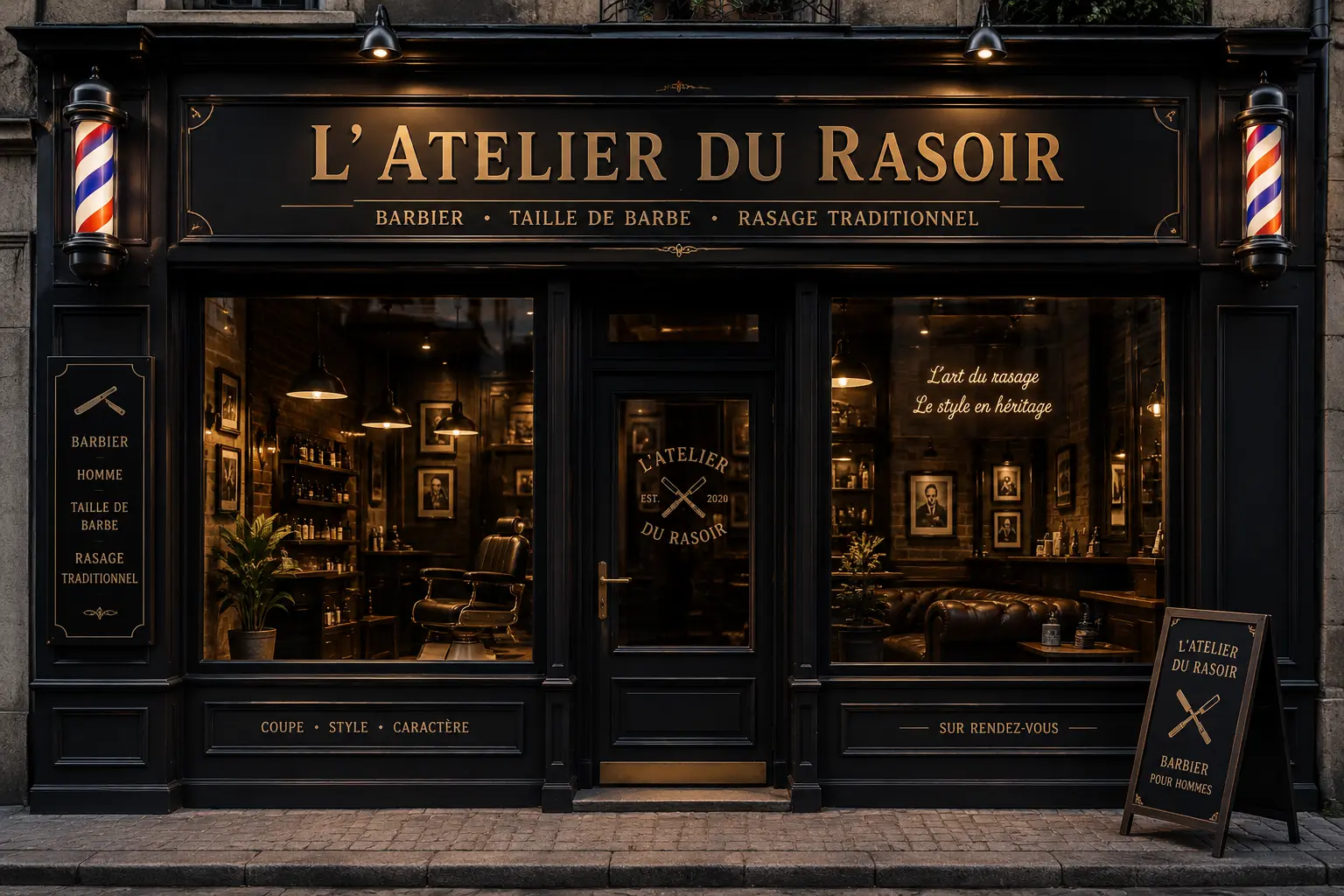 L'Atelier du Rasoir — ambiance